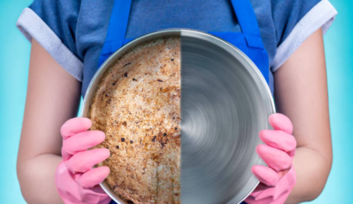 papel aluminio, limpiar ollas quemadas